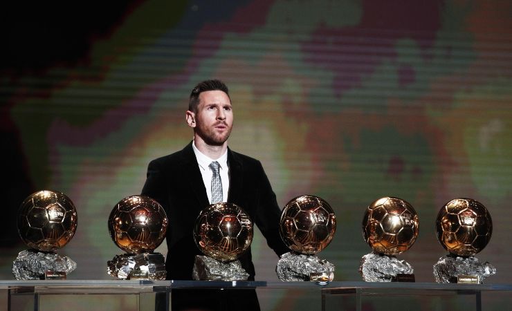 Leo Messi e i suoi Palloni d'Oro 