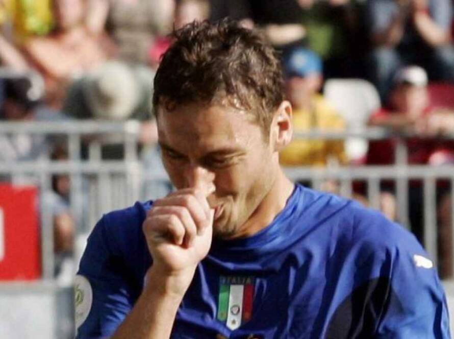 Francesco Totti in Italia-Australia del 2006