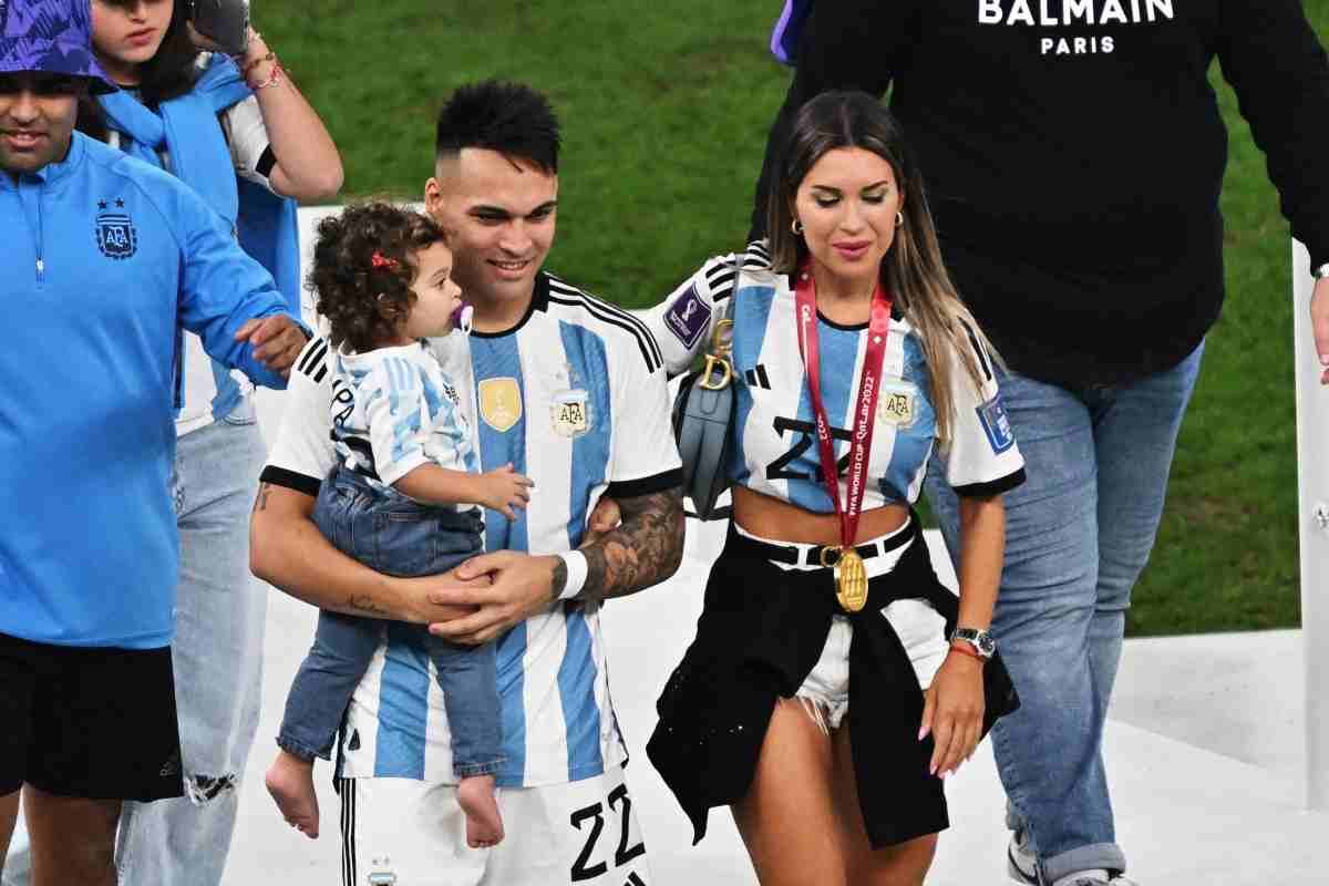 Lautaro festeggia la vittoria ai Mondiali