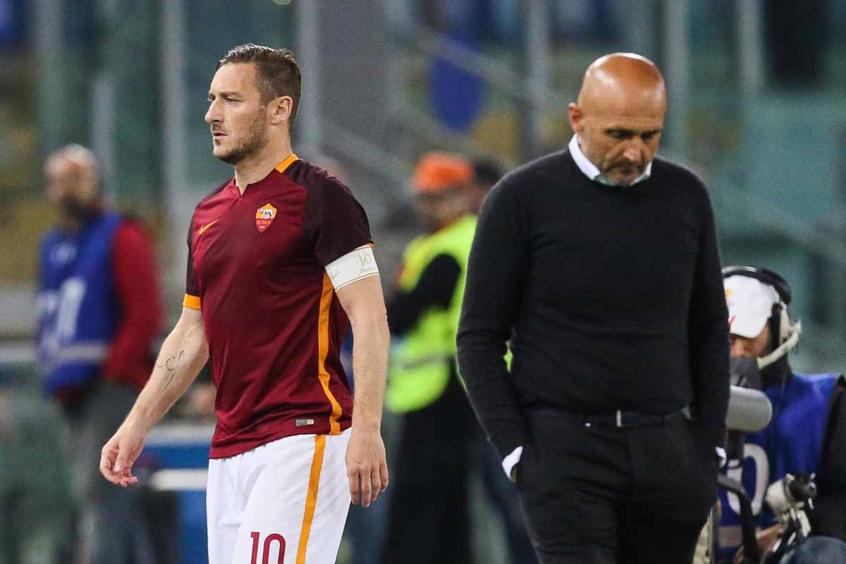 Francesco Totti e Luciano Spalletti