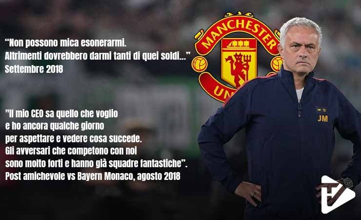 Mourinho via dallo United