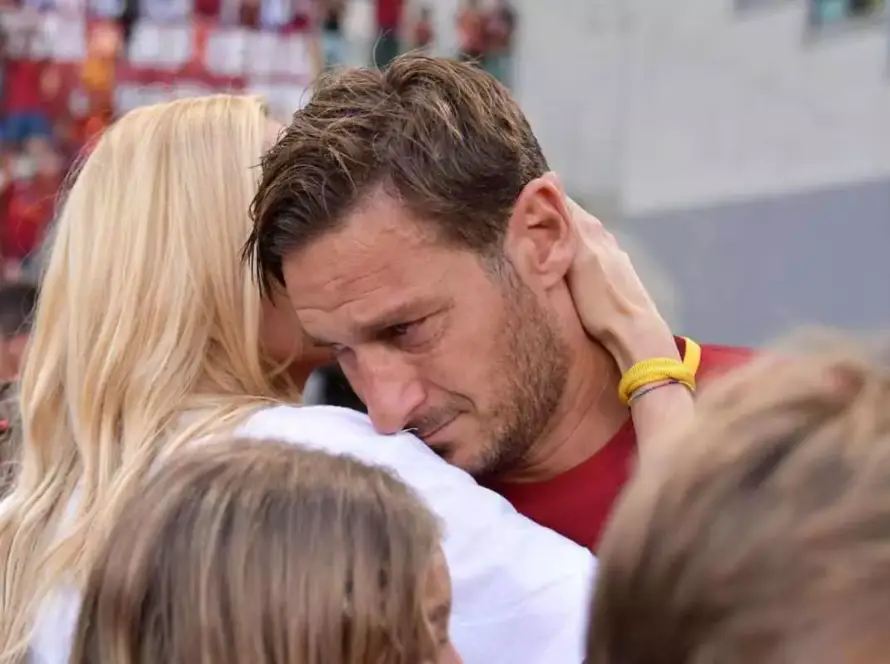 Totti e Ilary in pace