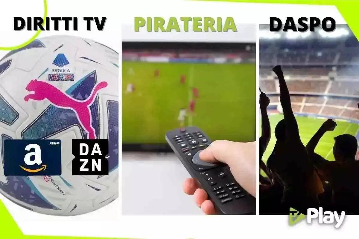 Serie A diritti tv Daspo pirateria