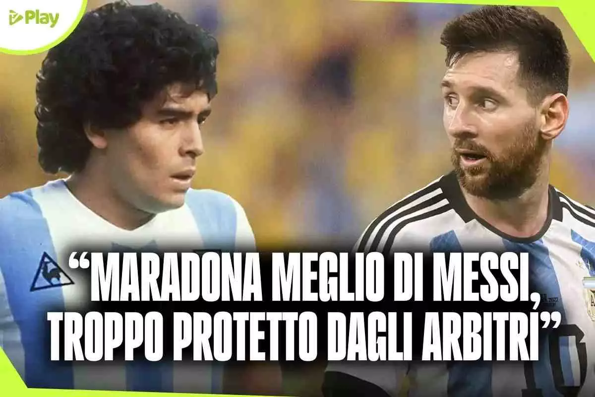 Maradona meglio di Messi Rummenigge