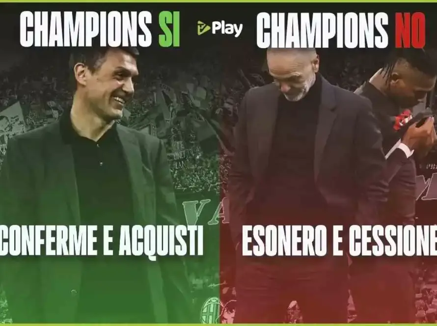 Milan conseguenze Champions sì o no