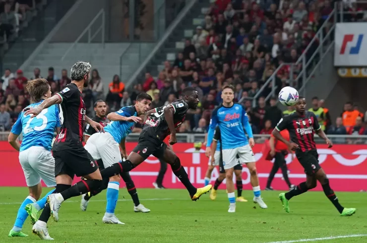 Milan-Napoli, gol di Simeone