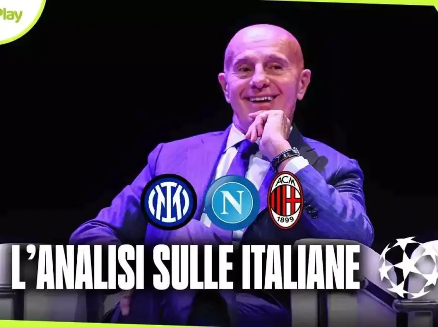 Sacchi analisi italiane Champions