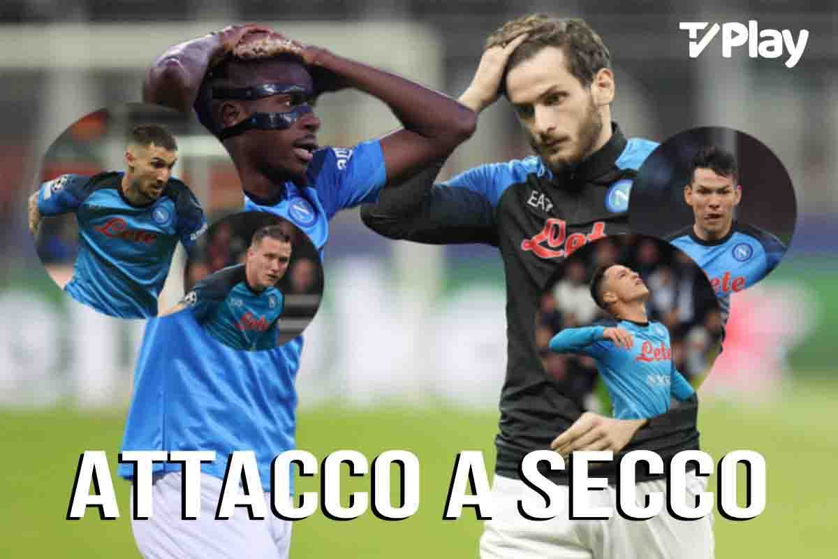 Napoli attacco a secco