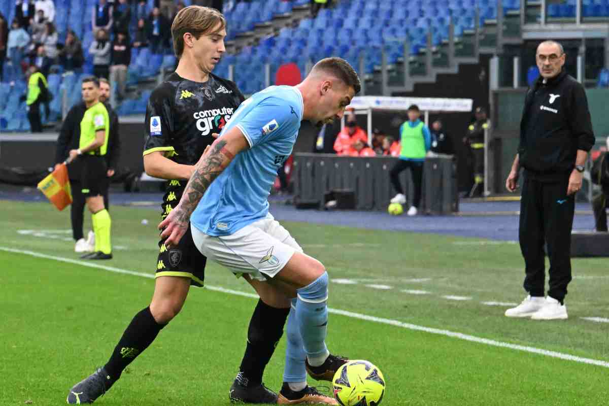 Fazzini dell'Empoli obiettivo della Lazio (ansa-tvplay) 20230428