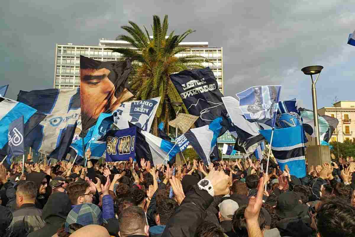 Manifestazione tifosi Napoli
