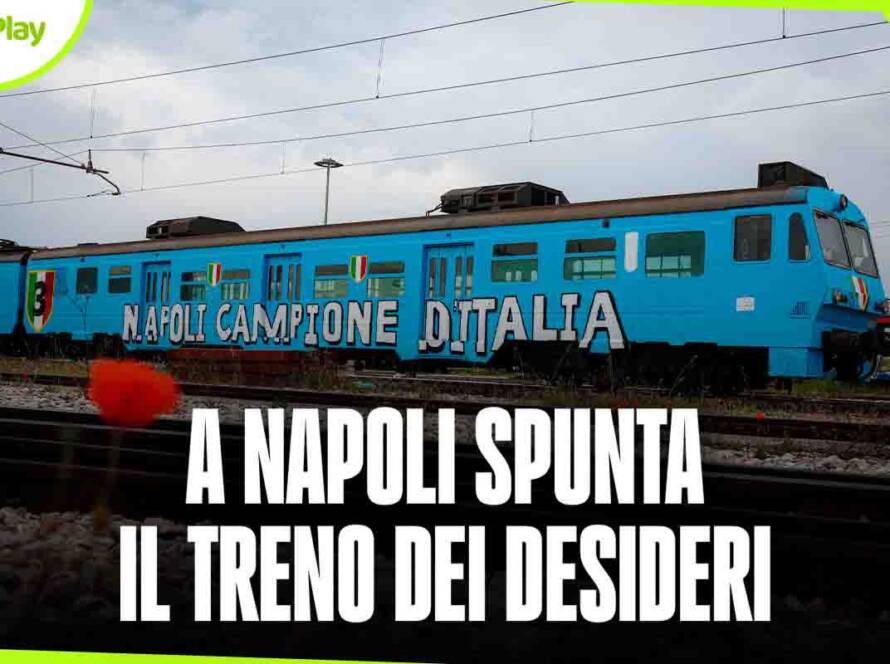 Il treno azzurro a Napoli