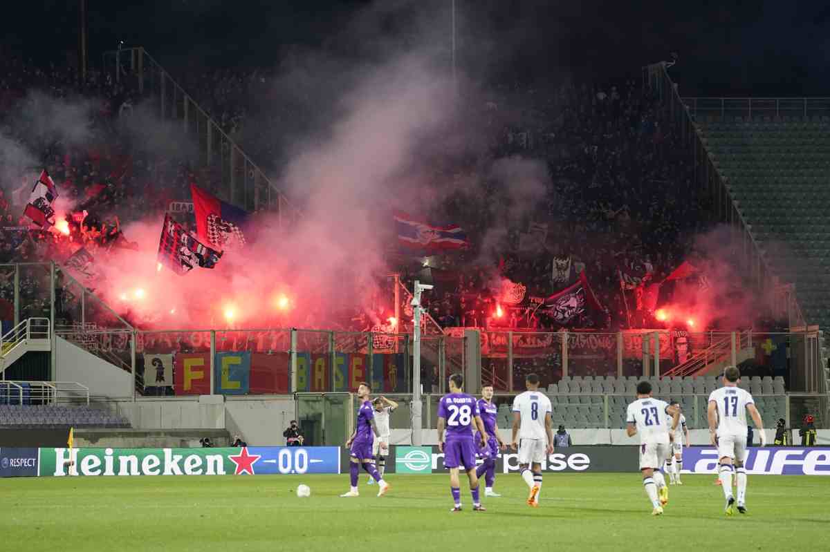 Basilea Fiorentina malore tifoso