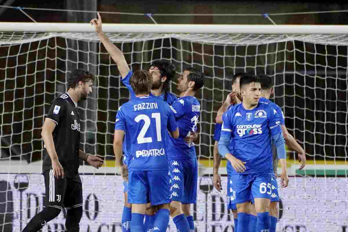 L'Empoli batte la Juventus