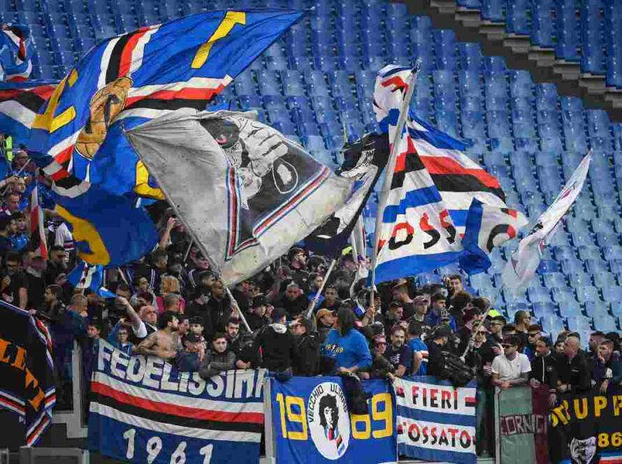 I tifosi della Sampdoria. (ansa-tvplay)