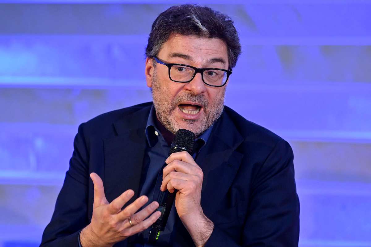 Il ministro Giancarlo Giorgetti. (ansa-tvplay)