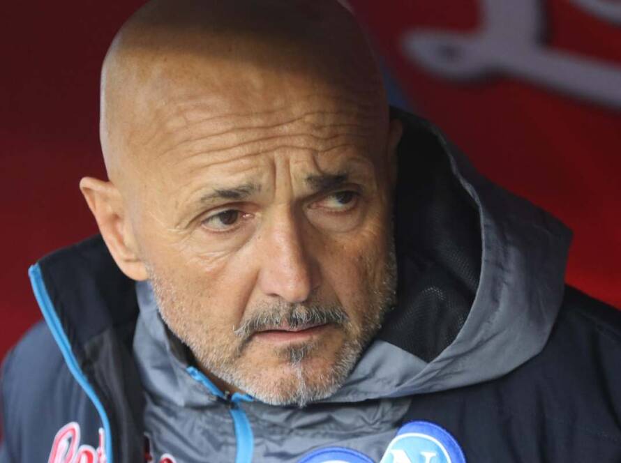 L'allenatore del Napoli Luciano Spalletti