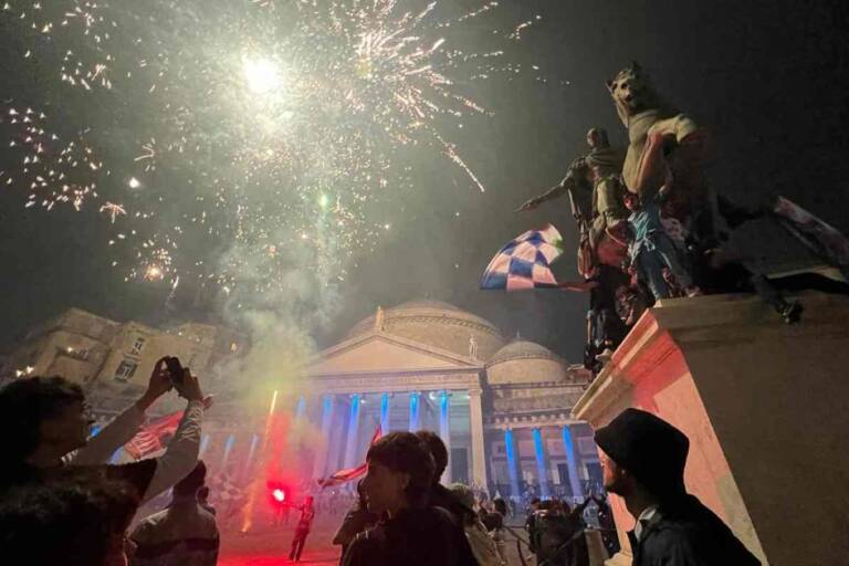Napoli festa Scudetto. (ansa-tvplay) 20230504