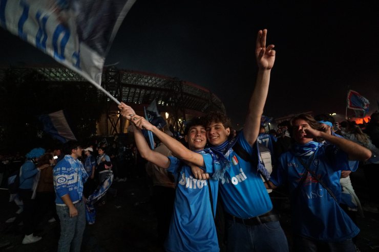 Napoli festa Scudetto. (ansa-tvplay) 20230504 