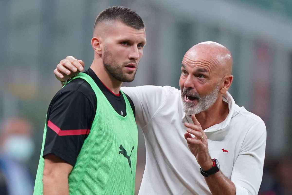 Ante Rebic Stefano Pioli