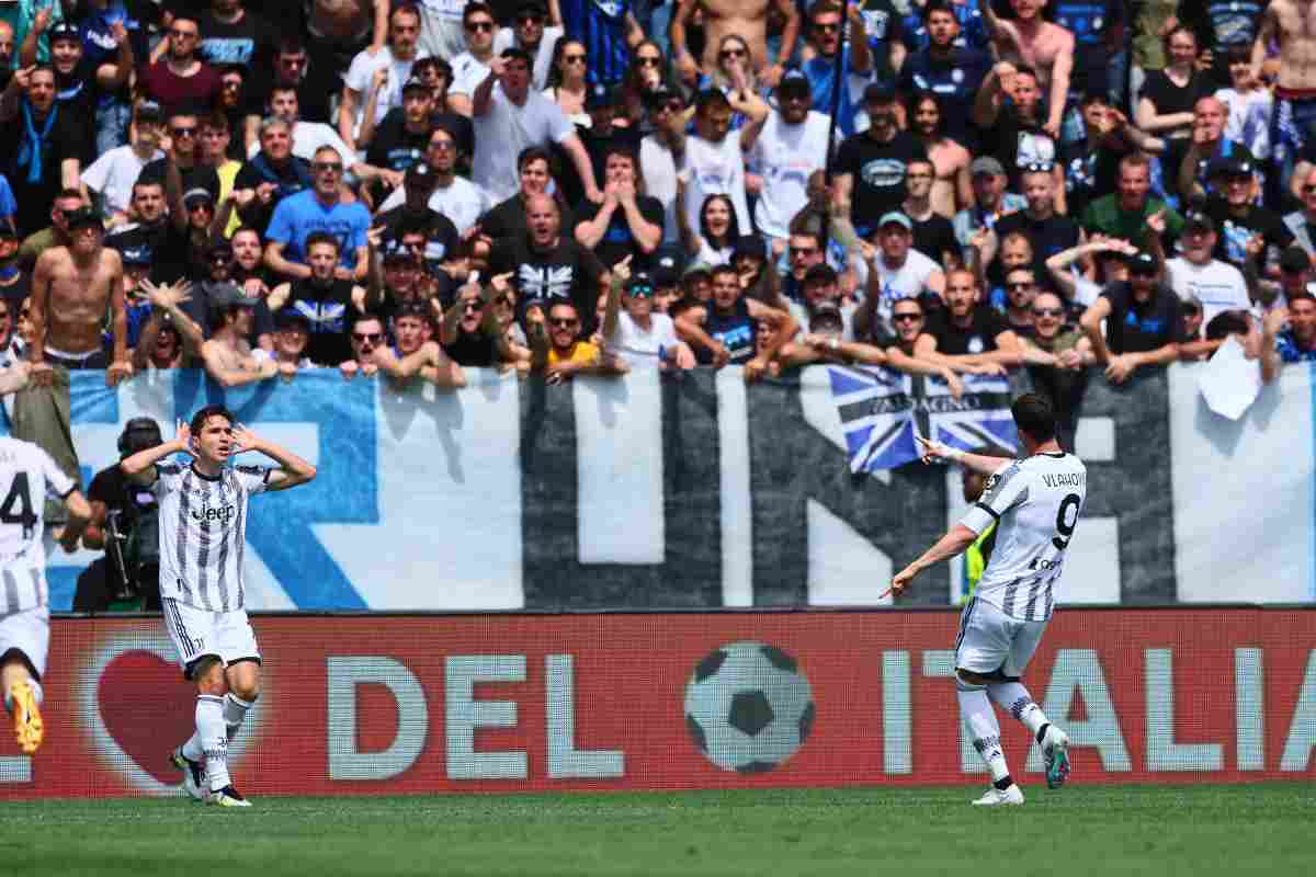 vlahovic curva atalanta juventus