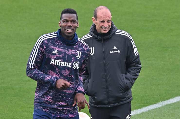 pogba con allegri