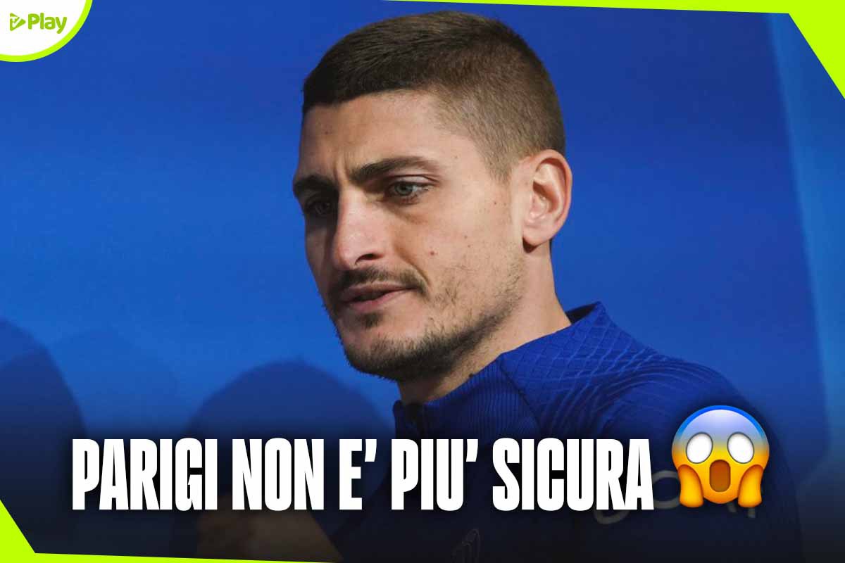 Verratti, centrocampista del PSG (ansa-tvplay)