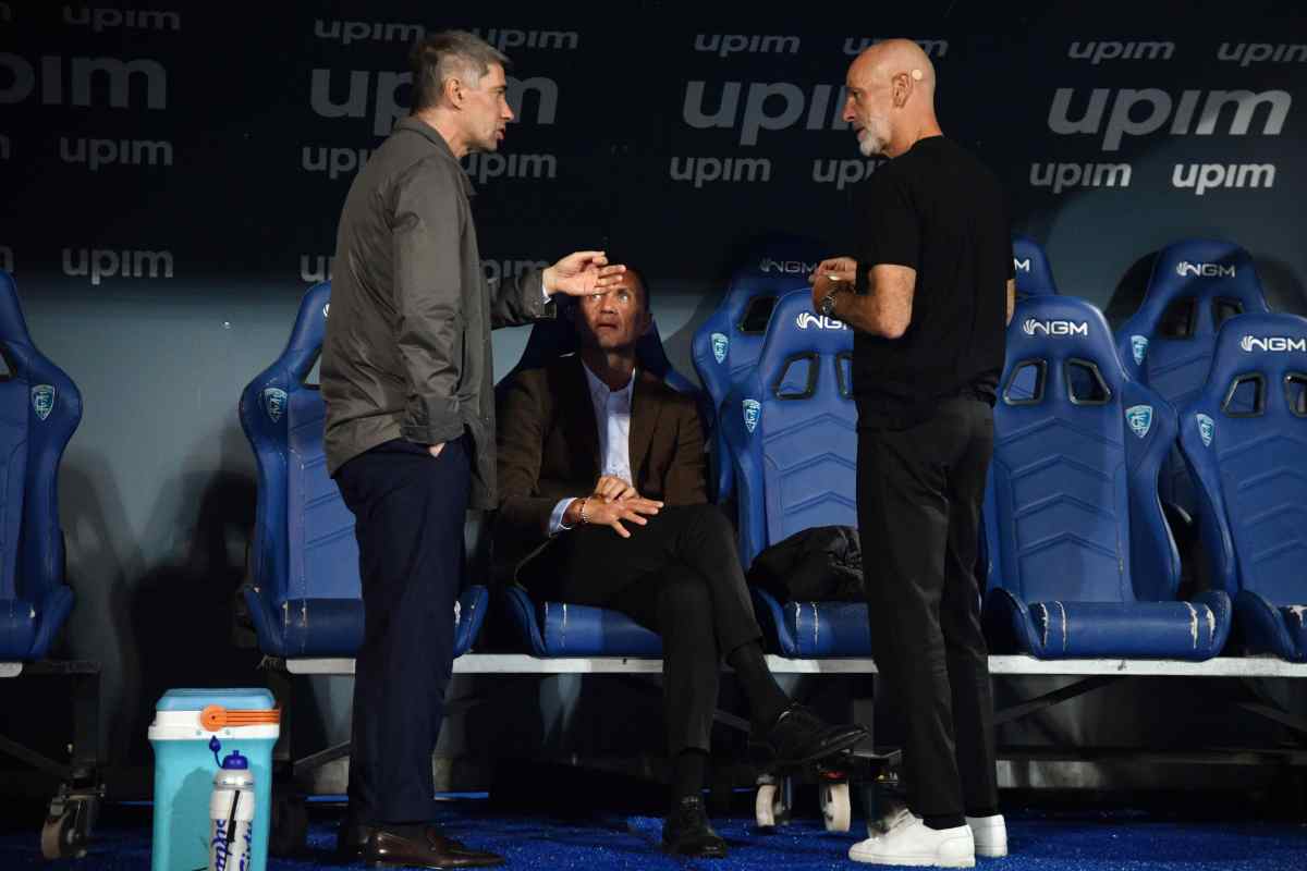 Frederic Massara Paolo Maldini Stefano Pioli