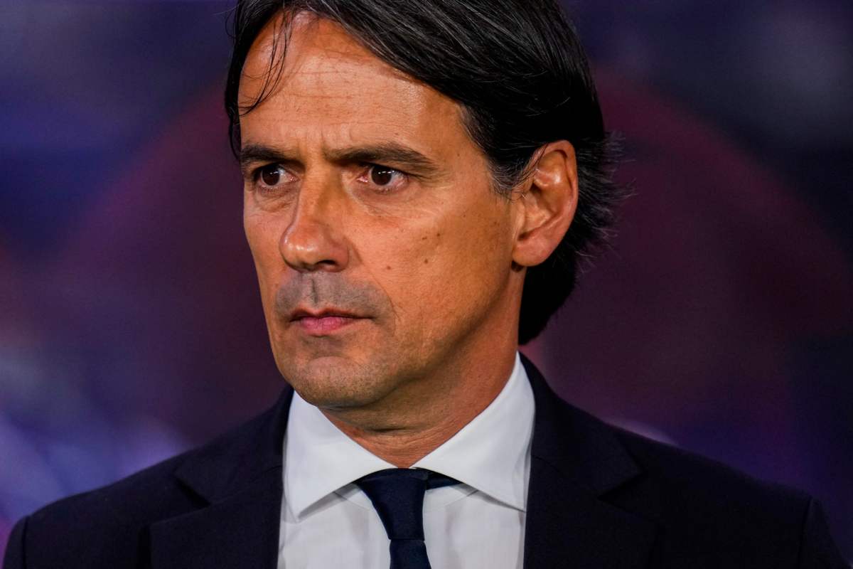 Simone Inzaghi mastica amaro