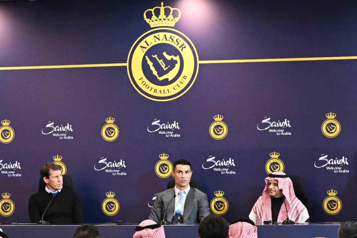 Presentazione di Cristiano Ronaldo all'Al-Nassr. (ansa-tvplay) 20230712