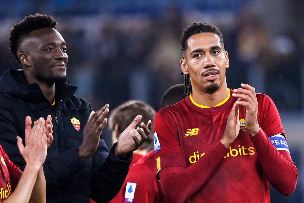 Tammy Abraham e Chris Smalling, Roma. (ansa-tvplay) 20230725