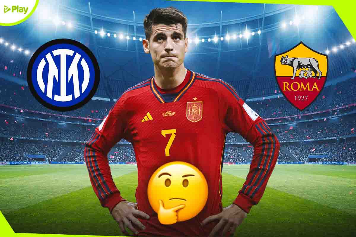 Alvaro Morata tra Inter e Roma