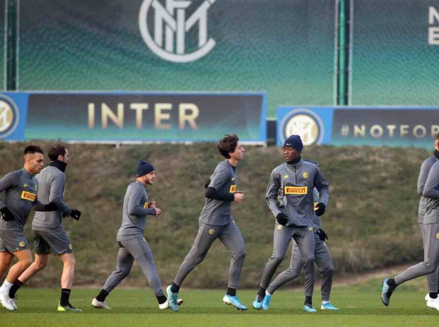 Inter, allenamenti. (ansa-tvplay)