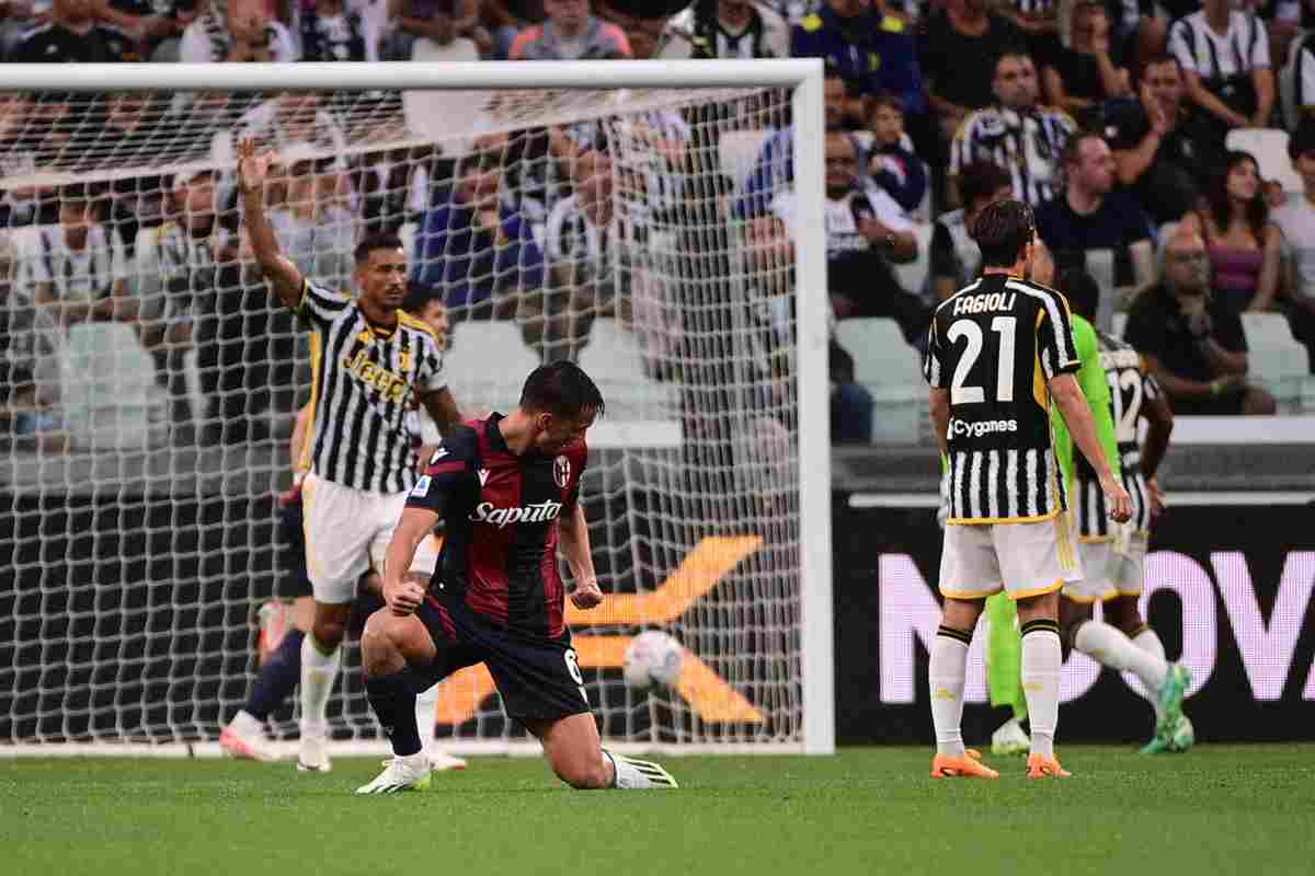 Il contestato pari tra Juve e Bologna