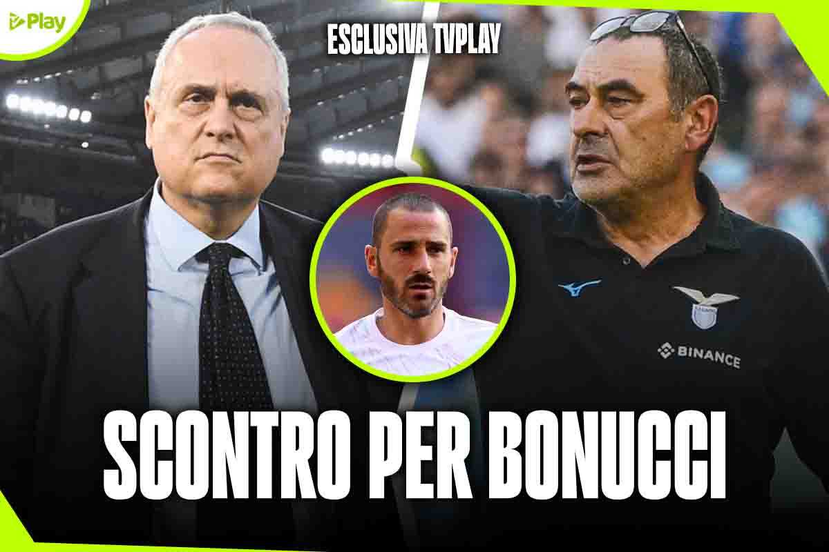 Lotito Sarri scontro per Bonucci