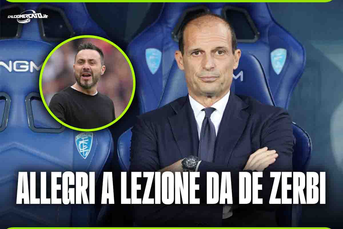 Perché De Zerbi ha insegnato calcio ad Allegri