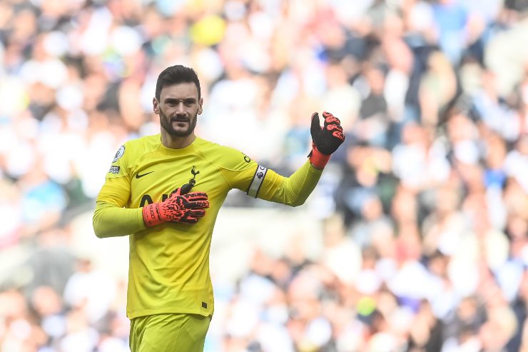 lotito su Lloris