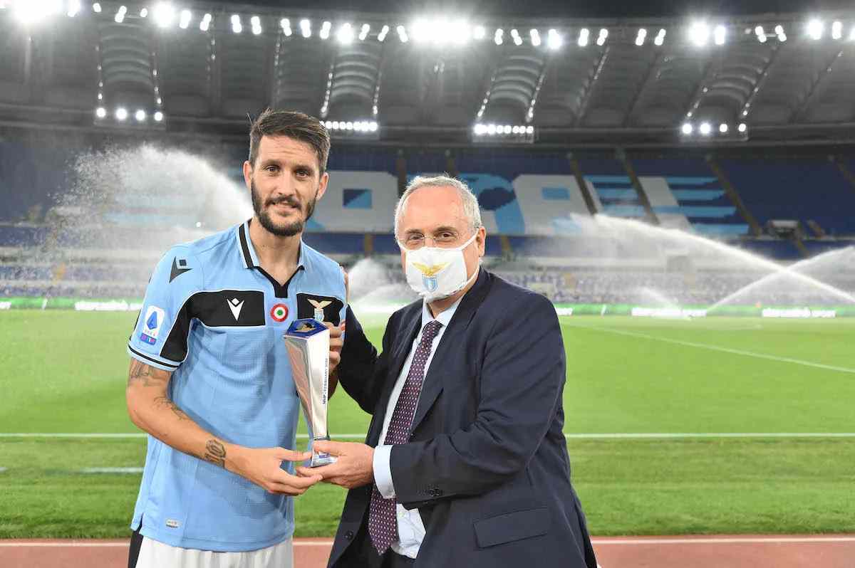 Luis Alberto pace con Lotito