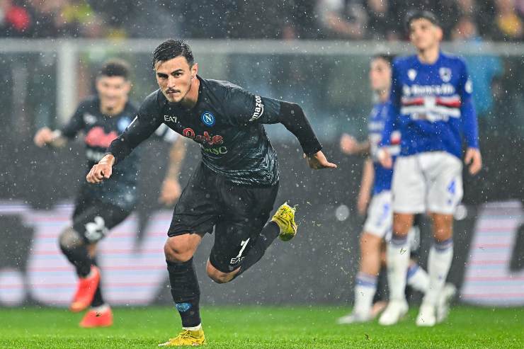 Elif Elmas, centrocampista offensivo del Napoli e della nazionale macedone. (ansa-tvplay)