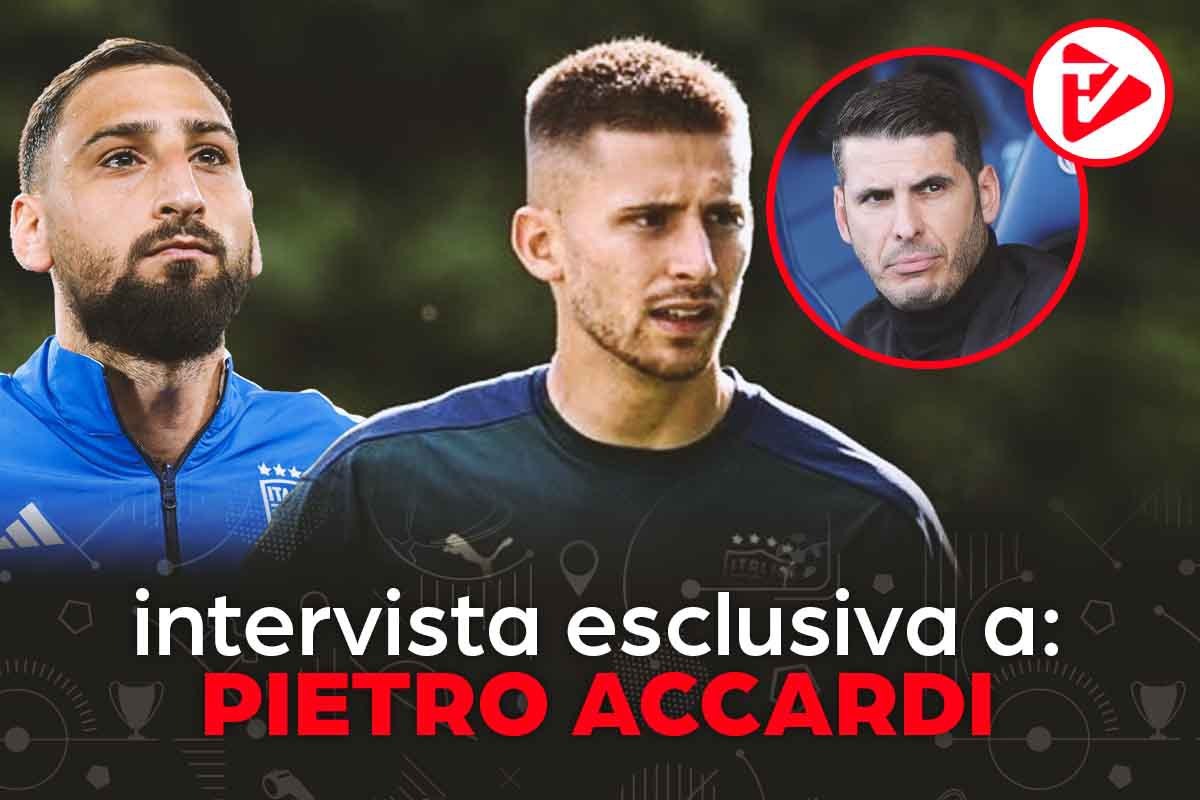 Pietro Accardi su Vicario e Donnarumma (tvplay)