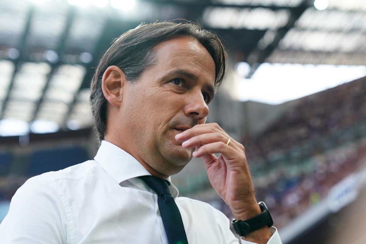 Simone Inzaghi prima di Inter Fiorentina