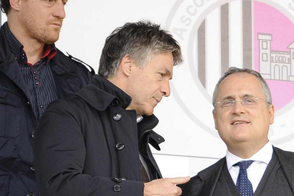 Lionello Manfredonia e Claudio Lotito. (lapresse-tvplay)