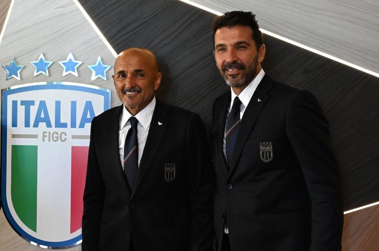 Luciano Spalletti e Gianluigi Buffon, nazionale italiana. (ansa-tvplay)
