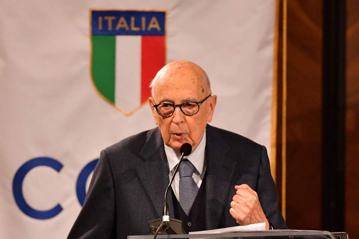 Napolitano durante un evento