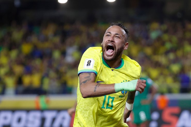 Neymar super Pelé