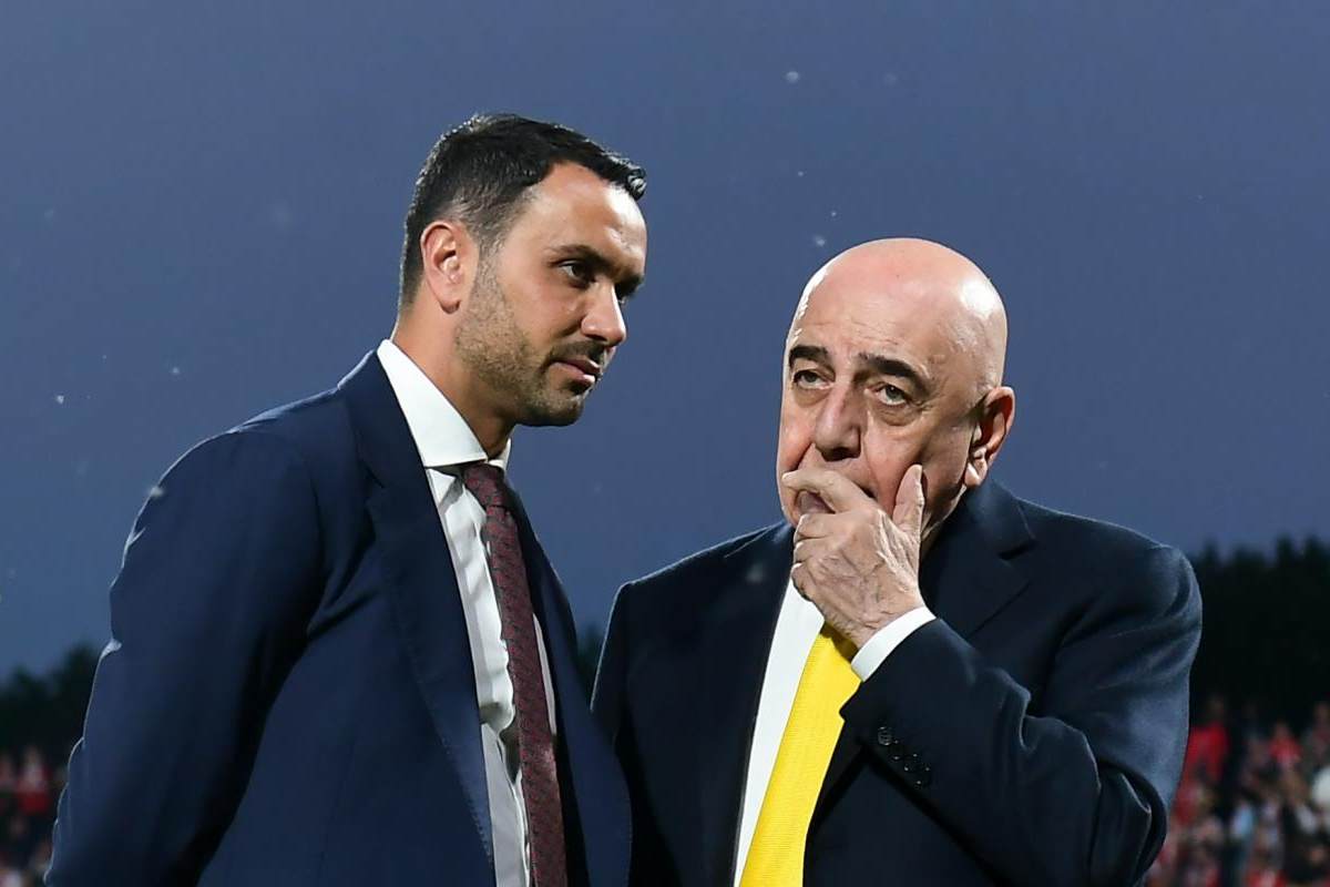 Raffaele Palladino e Adriano Galliani, Monza. (lapresse-tvplay)