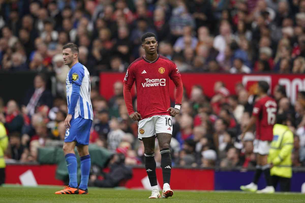 Rashford durante una partita