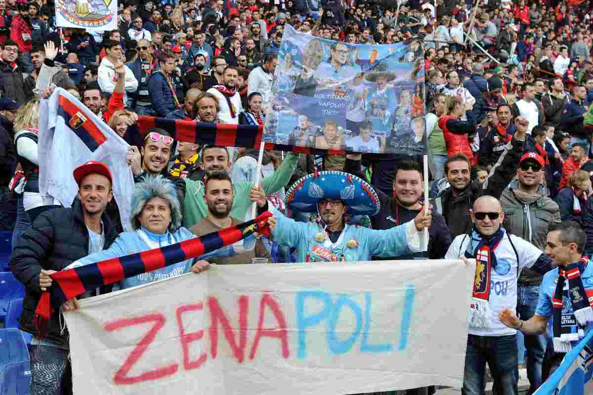 Tifosi del Napoli e del Genoa. (lapresse-tvplay)