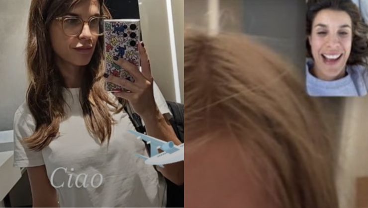 elisabetta canalis senza trucco