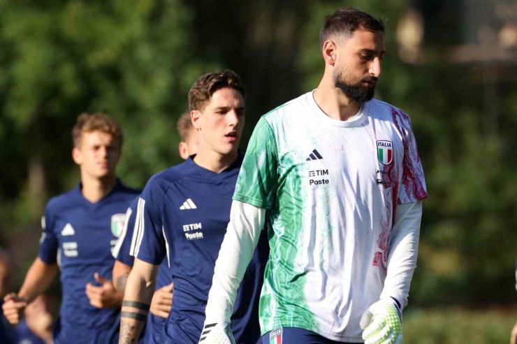 Gianluigi Donnarumma e Nicolò Zaniolo, Italia. (ansa-tvplay)