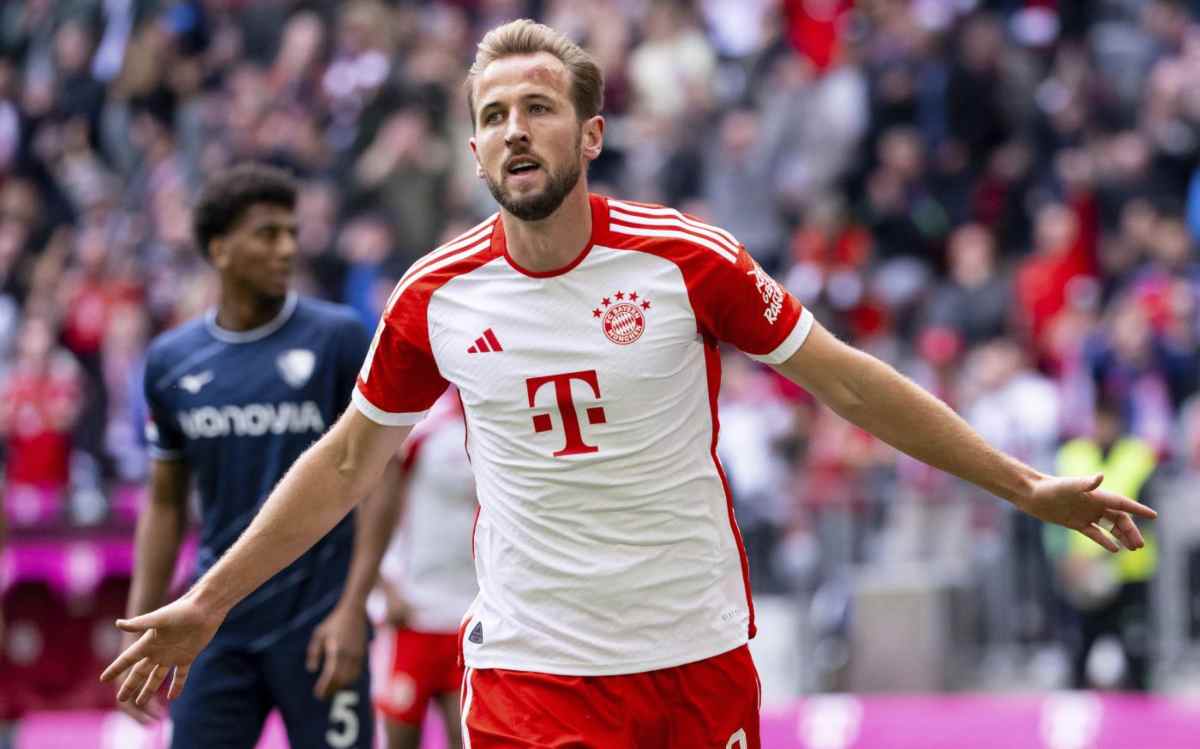 Harry Kane, gol pazzesco col Bayern Monaco